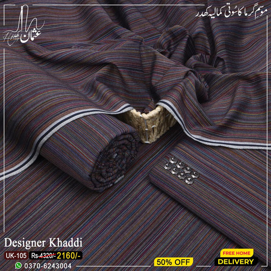 Designer Khaddi Khaddar UK-105
