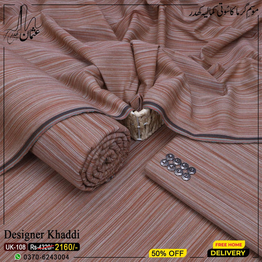 Designer Khaddi Khaddar UK-108